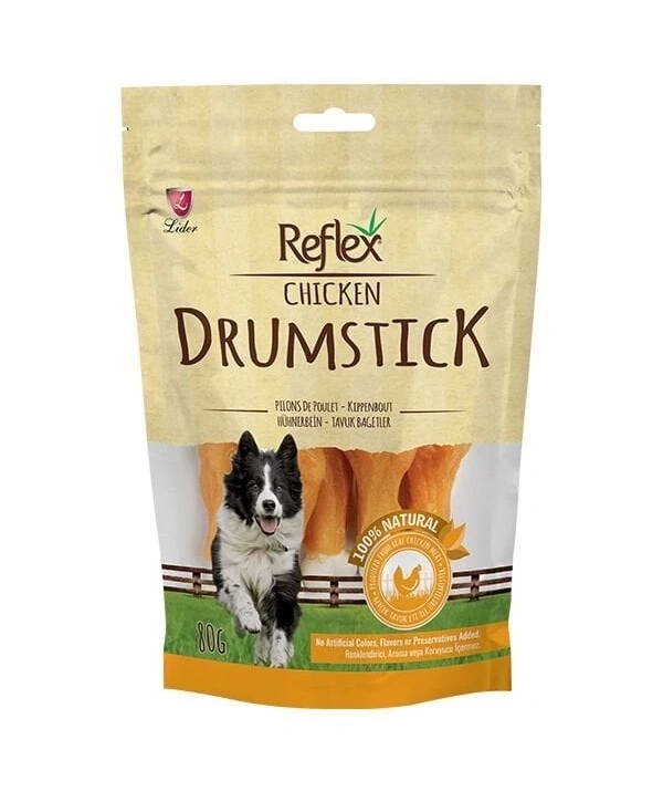 Reflex Drumstick Tavuklu Baget Köpek Ödül Maması 80 Gr