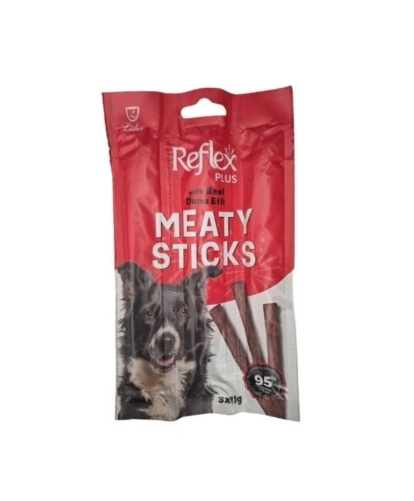 Reflex Plus Biftekli Çubuk Yetişkin Köpek Ödül Maması 11 Gr 3 Adet