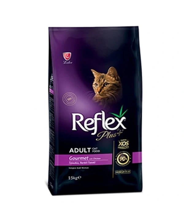 Reflex Plus Gourmet Tavuklu Yetişkin Kedi Maması 15 Kg