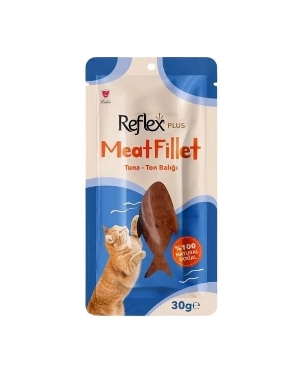 Reflex Plus Meat Fillet Ton Balıklı Fileto Kedi Ödül Maması 30 Gr