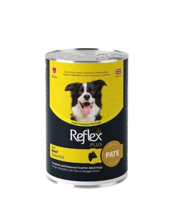 Reflex Plus Pate İçinde Dana Etli Yetişkin Konserve Köpek Maması 395 Gr
