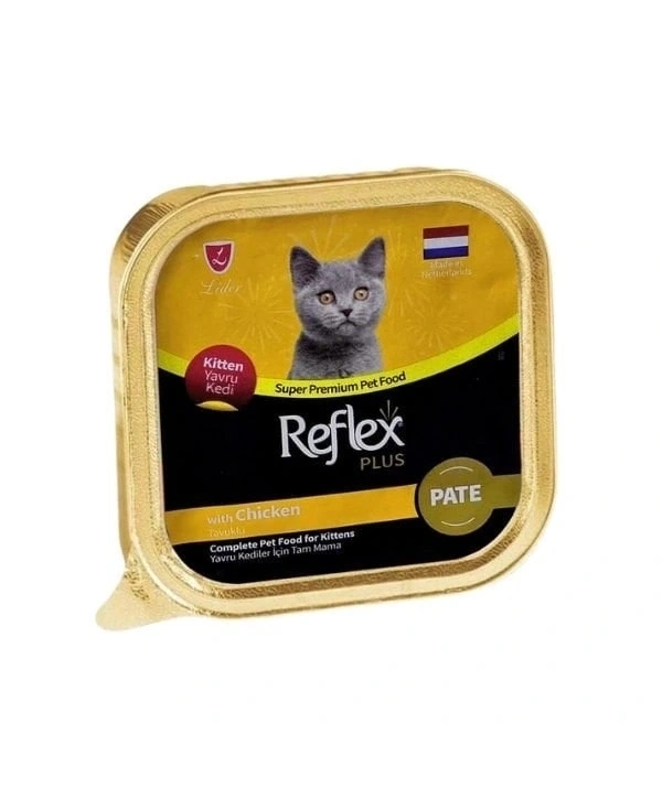 Reflex Plus Pate Tavuk Etli Yavru Konserve Kedi Maması 85 Gr