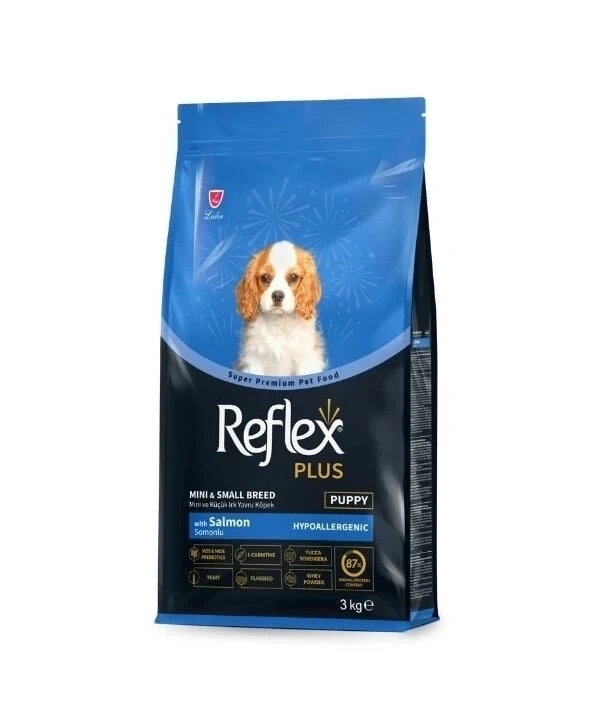 Reflex Plus Somonlu Mini ve Küçük Irk Yavru Köpek Maması 3 Kg