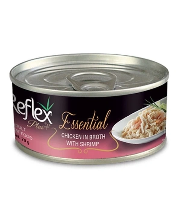 Reflex Plus Tavuk ve Karidesli Yetişkin Konserve Kedi Maması 70 Gr