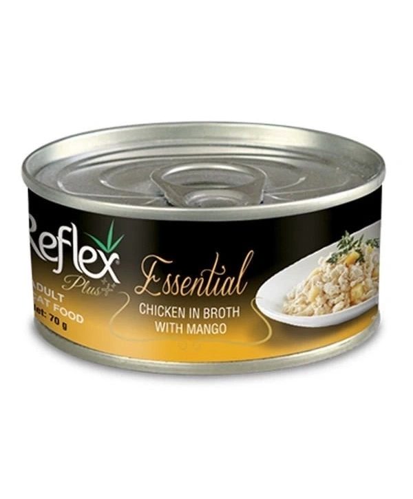 Reflex Plus Tavuk ve Mangolu Yetişkin Konserve Kedi Maması 70 Gr