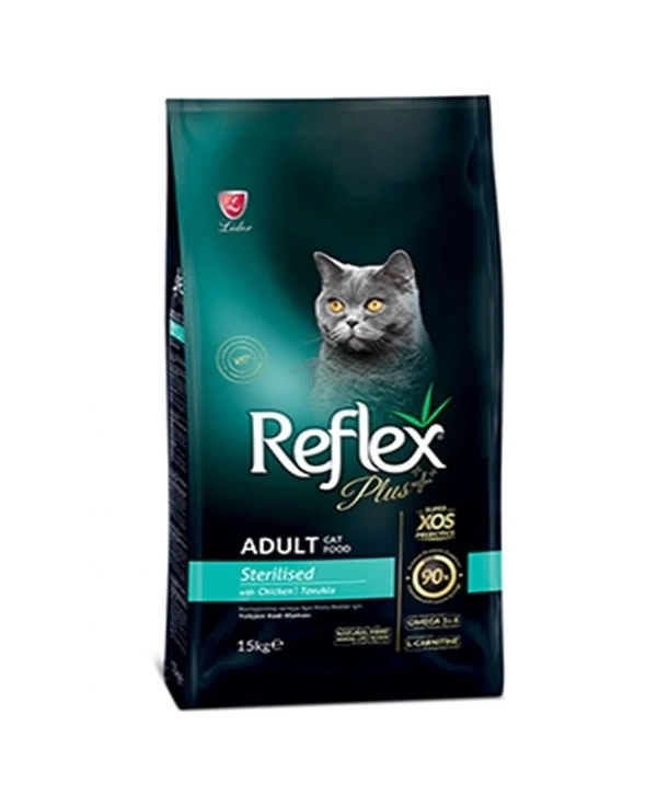 Reflex Plus Tavuklu Yetişkin Kısırlaştırılmış Kedi Maması 15 Kg