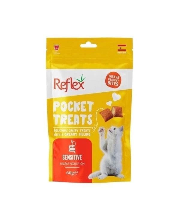 Reflex Pocket Treats Sensitive Kedi Ödül Maması 60 Gr