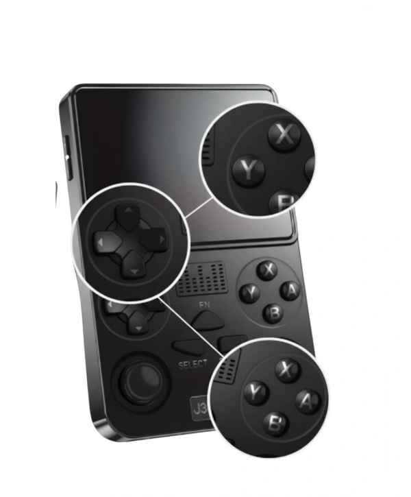 Retro El Oyun Konsolu 640×480 HD Ekran Emülatörlü