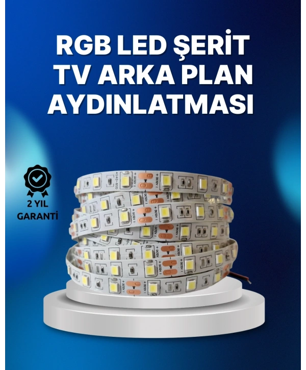 RF Kumandalı Renk Değiştiren TV LED Şerit 2MT