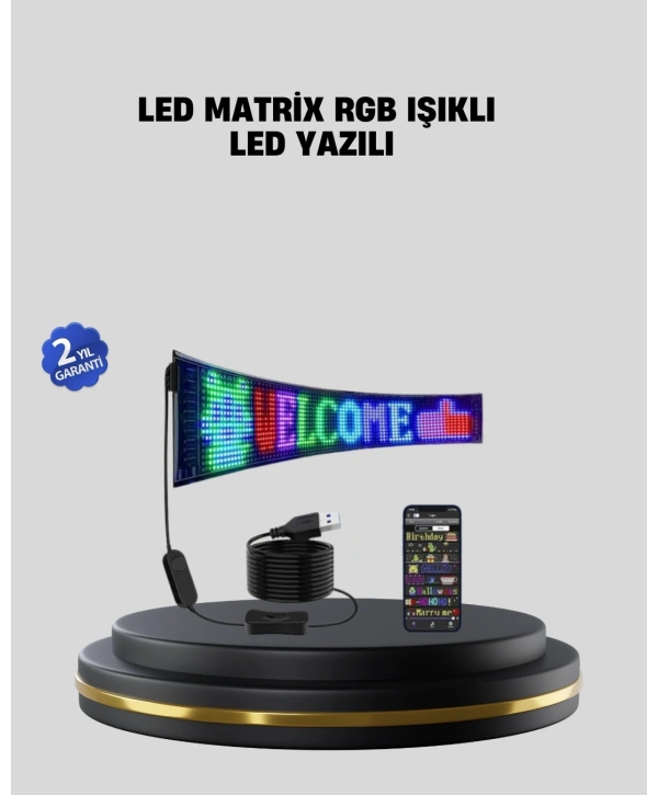 RGB LED Panel Renkli Işık Efektli Dekoratif Aydınlatma