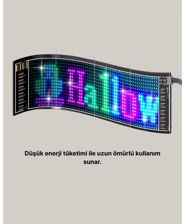 RGB LED Panel Renkli Işık Efektli Dekoratif Aydınlatma