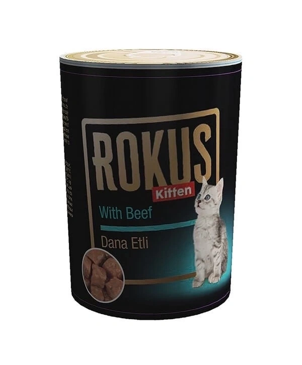 Rokus Tavuklu Yavru Konserve Kedi Maması 410 Gr