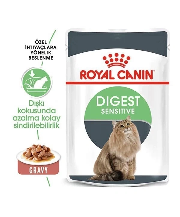 Royal Canin Digestive Sensitive Gravy Pouch Kedi Maması 85 Gr