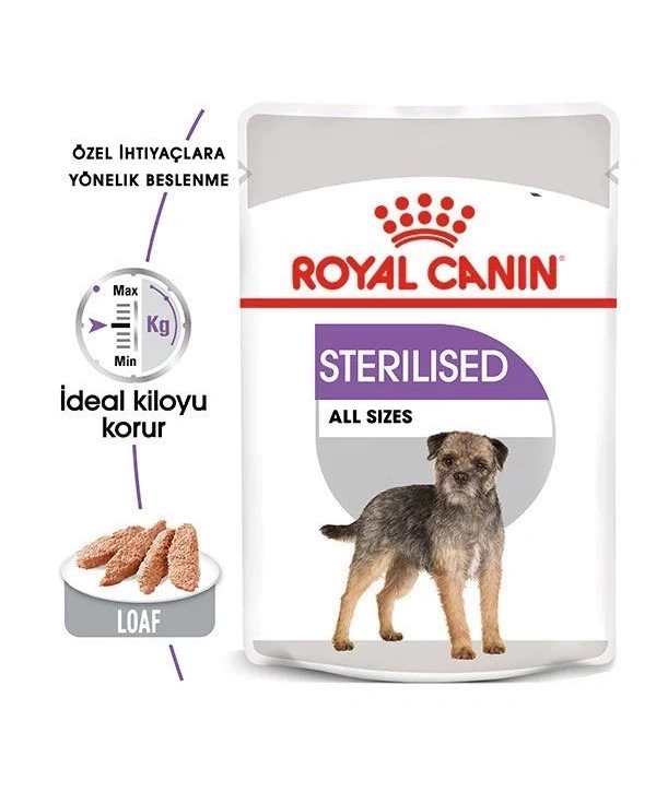 Royal Canin Sterilised Pouch Konserve Köpek Maması 85 Gr