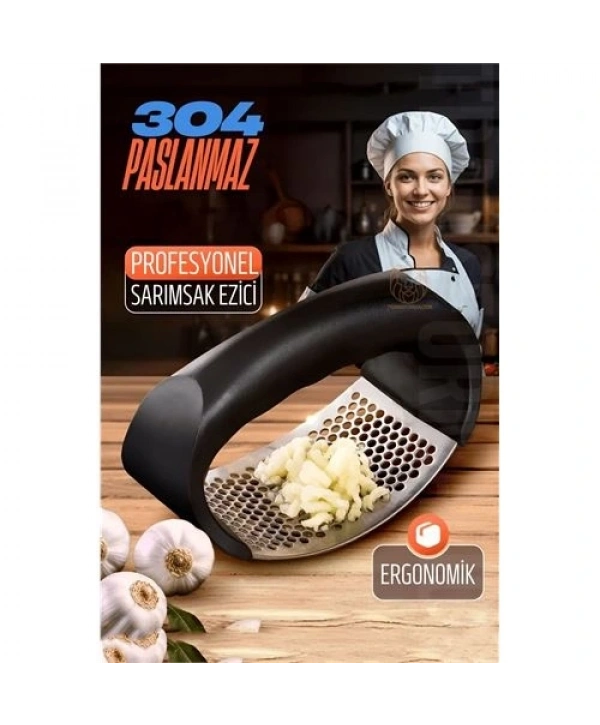 Sarımsak Ezici Zencefil Meyve Ezici 304 Paslanmaz Çelik