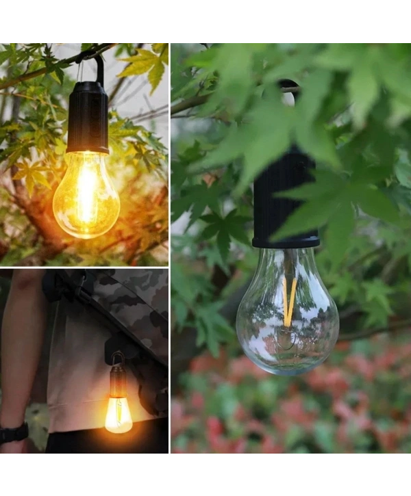 Şarj Olabilen 3 Farklı Mod LED&apos;li Kendiliğinden Asma Kancalı Kamp,Dış Cephe Lambası (5047)