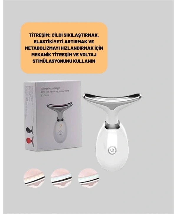 Şarjlı Akıllı Cilt Temizleme ve Nemlendirme Cihazı – 500 mAh, Otomatik Kapanma ve EMS Modlu