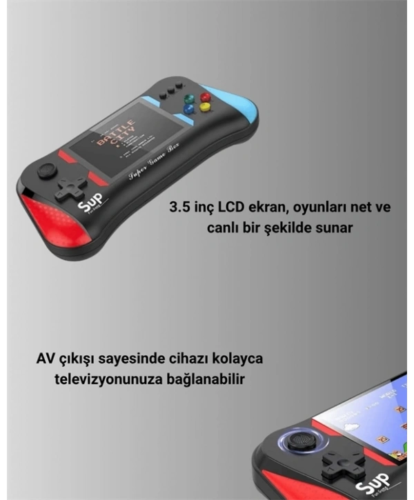 Şarjlı Taşınabilir Oyun Konsolu – X7M Retro Game Box