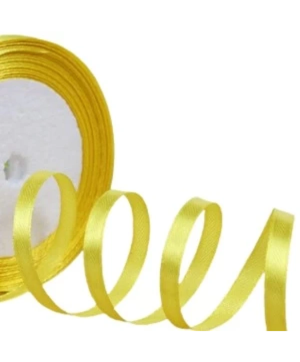 Saten Kurdele 3 Cm 10 Metre Sarı