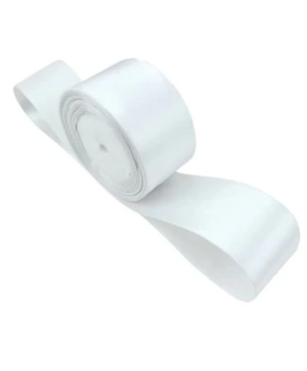 Saten Kurdele 6 Cm Beyaz 5 Metre