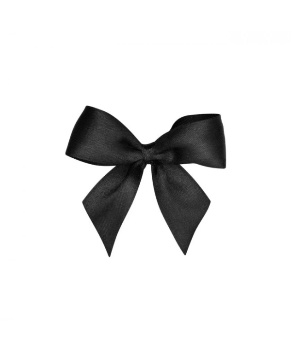 Saten Kurdele 6 Cm Siyah 1 Metre