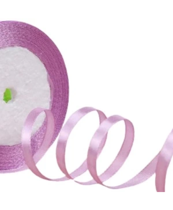 Saten Kurdele 6 Mm Lila 70 Metre
