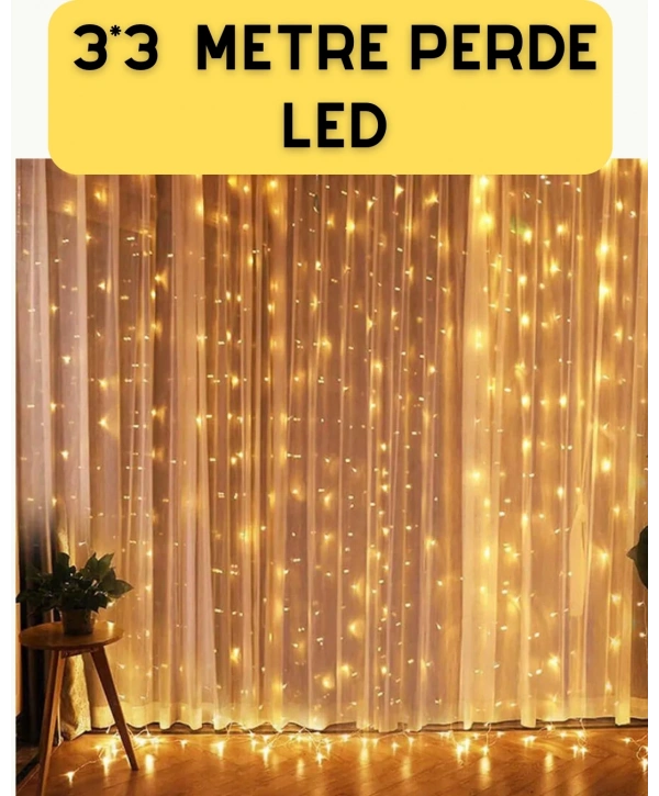 Şelale Tasarımlı Perde LED – Düğün ve Özel Gün Işıkları