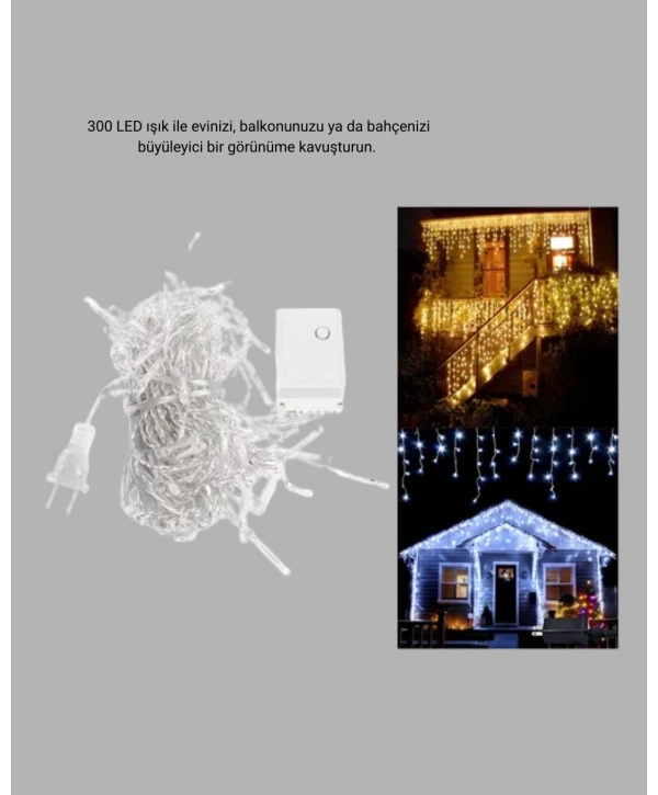 Şelale Tasarımlı Perde LED – Düğün ve Özel Gün Işıkları