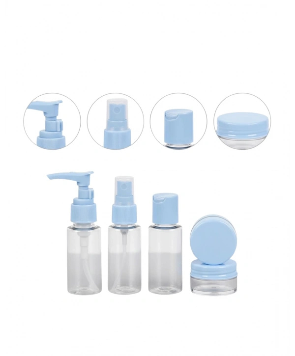 Seyahat İçin 5’li Şeffaf Dolum Şişesi Seti 30 ml