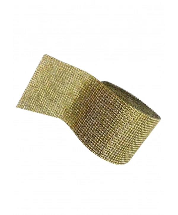 Sıralı Taş Şerit 24lü Altın 1 Metre