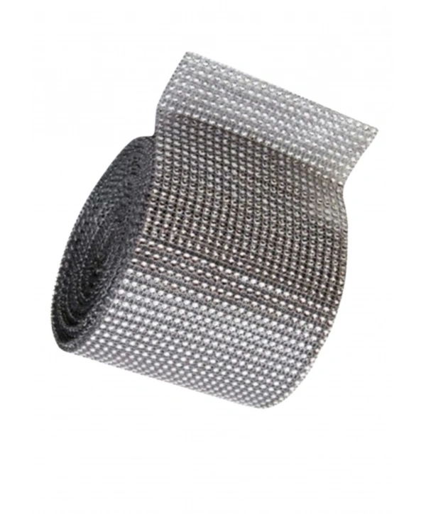 Sıralı Taş Şerit 24lü Gümüş 1 Metre