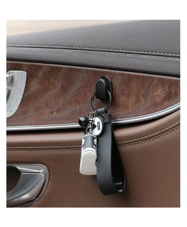 Siyah Çok Amaçlı Yapışkanlı Kanca 10 lu (5047)