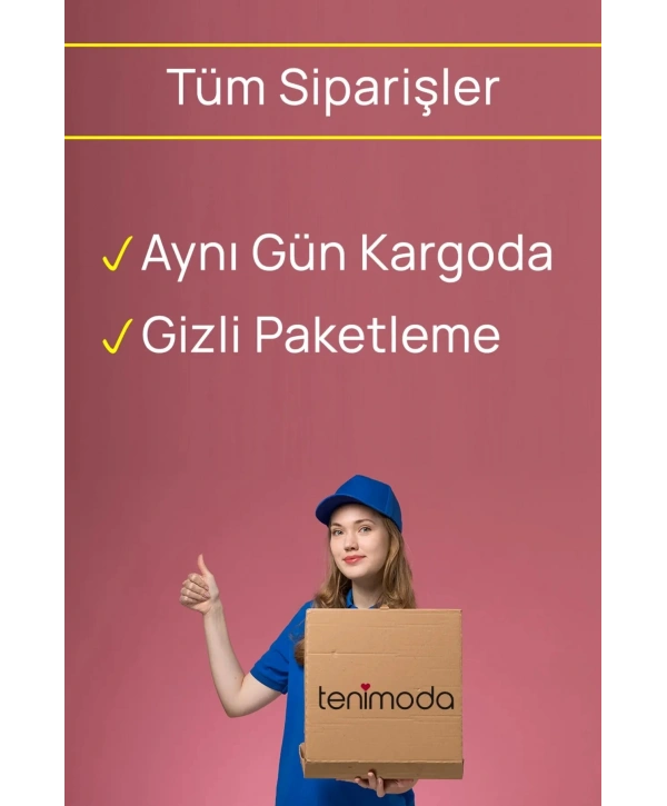 Siyah Dantelsiz Jartiyer Çorabı Tm5555-1