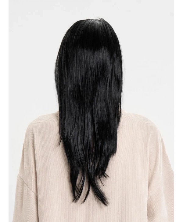 Siyah Renk Uzun Parti Peruğu (5047)