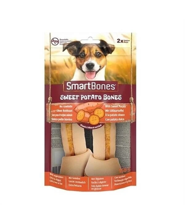 Smart Bones Tavuklu Düğüm Kemik Köpek Ödül Maması Medium 2 Adet 158 Gr