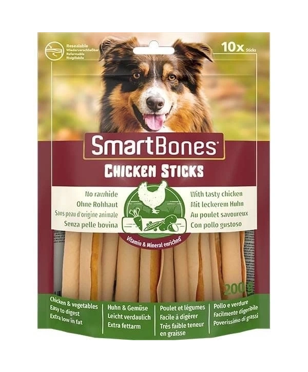 Smart Bones Tavuklu Stick Köpek Ödül Maması 10 Adet 200 Gr