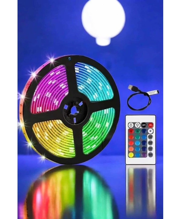 Smart Şerit Led TV Arkası Renkli Kumandalı 10 Metre
