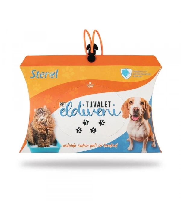 Sterel Pet Tuvalet Eldiveni 50 Adet