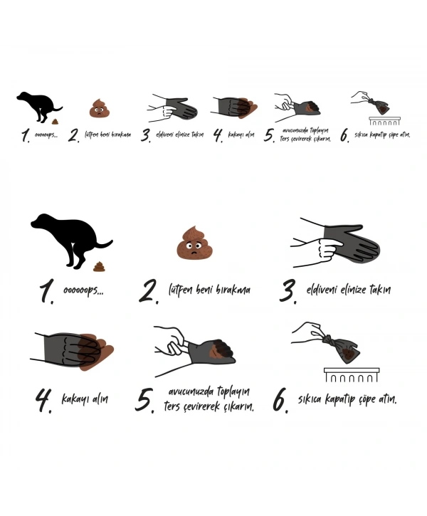 Sterel Pet Tuvalet Eldiveni 50 Adet