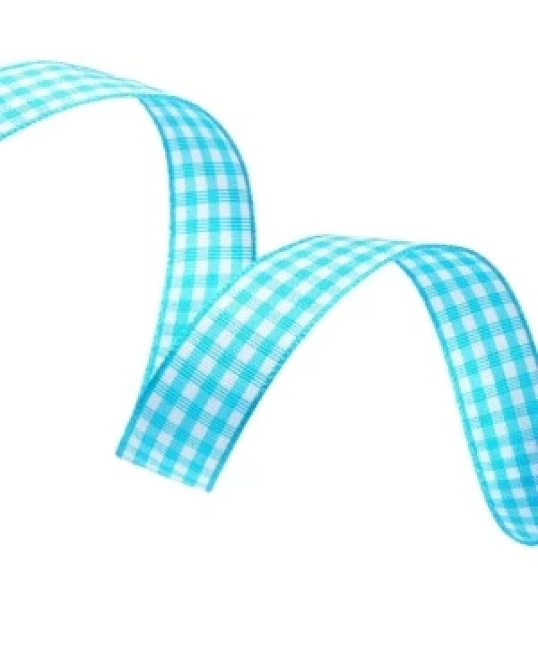 Tafta Ekoseli Kurdele 25 Mm Mint 10 Metre