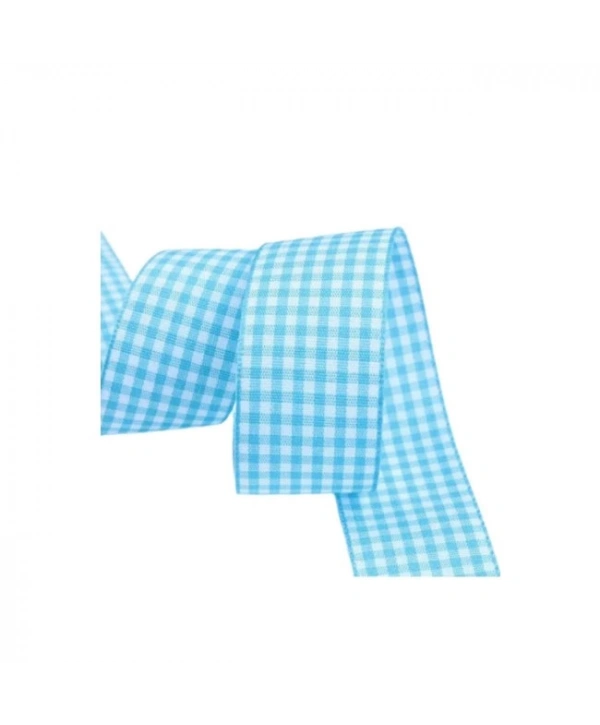 Tafta Ekoseli Kurdele 25 Mm Mint 5 Metre