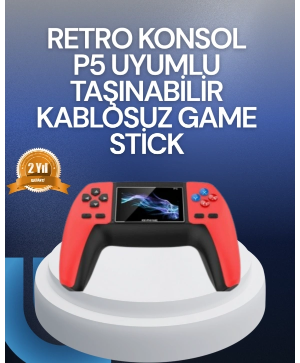 Tak Çalıştır Mini Retro GamePad | 520 Klasik Oyun