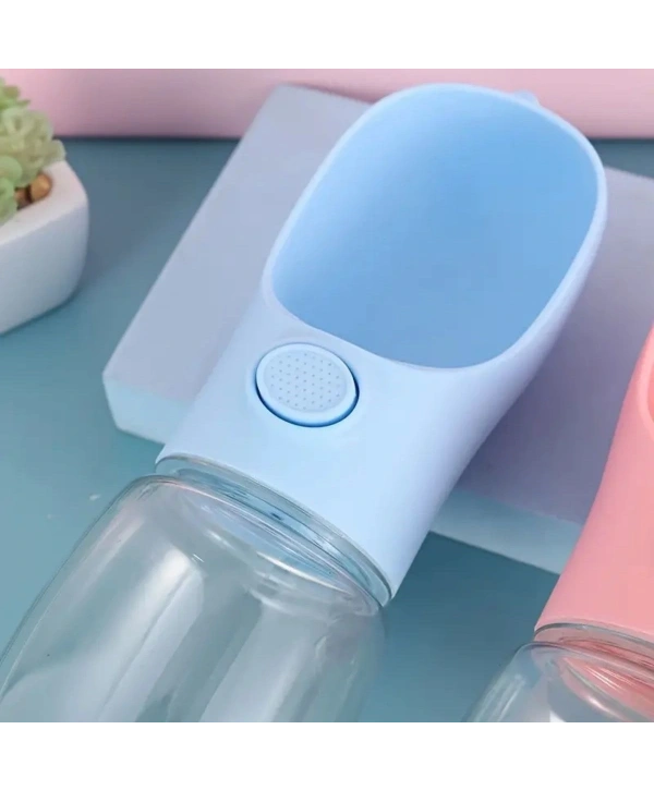 Taşınabilir Butonlu 350 ml Evcil Hayvan Suluğu (5047)