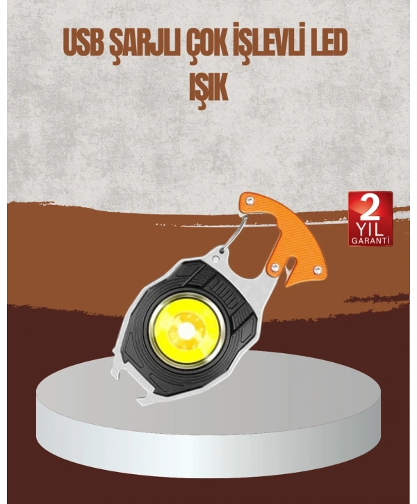 Taşınabilir Çok Amaçlı LED Işıklı Anahtarlık