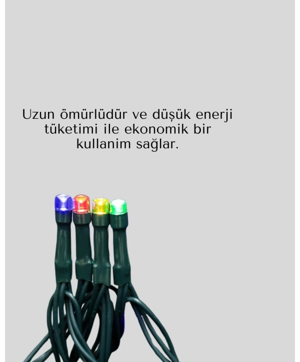 Taşınabilir Pil İle Çalışan LED Işık – 2x2 Metre Perde Modeli