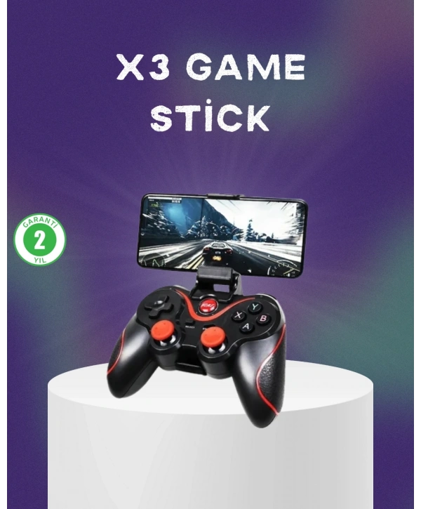 Telefon, Tablet ve PC İçin Çok Fonksiyonlu Bluetooth Gamepad