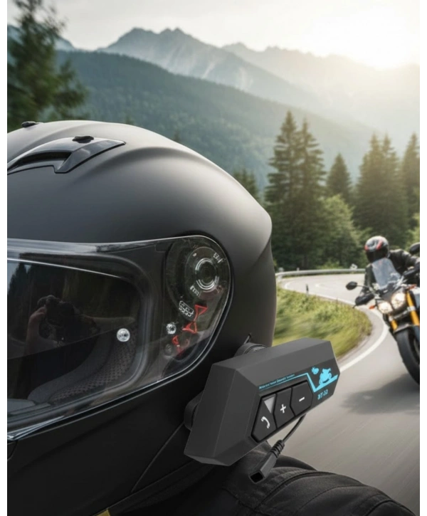 Telsiz Bluetooth Kask Kulaklık Handsfree Mikrofonlu