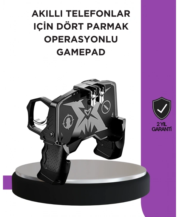 Tetikli Mobil Gamepad Ergonomik Kavramalı Oyun Aparatı