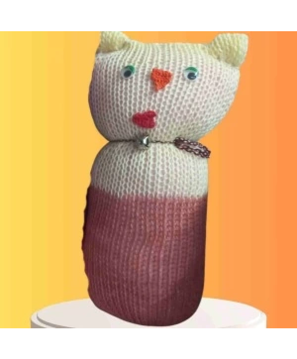 Tıkırık Örgü Yastık Uyku Ve Oyun Arkadaşı Minik - 45 Cm