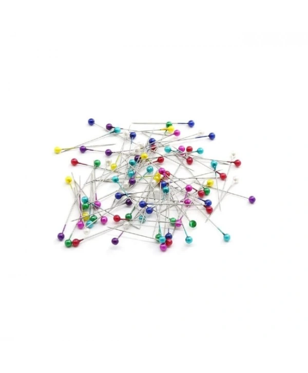 Toplu İğne Renkli Başlı 200 Adet